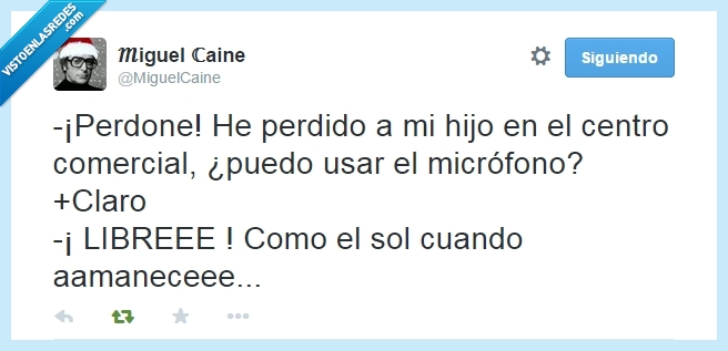 micro,micrófono,perdido,niño,hijo,centro comercial,libre,cantar