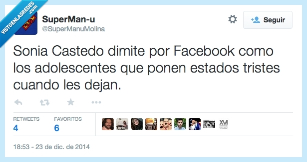 adolescentes,facebook,corrupción,pp,dimisión,sonia castedp