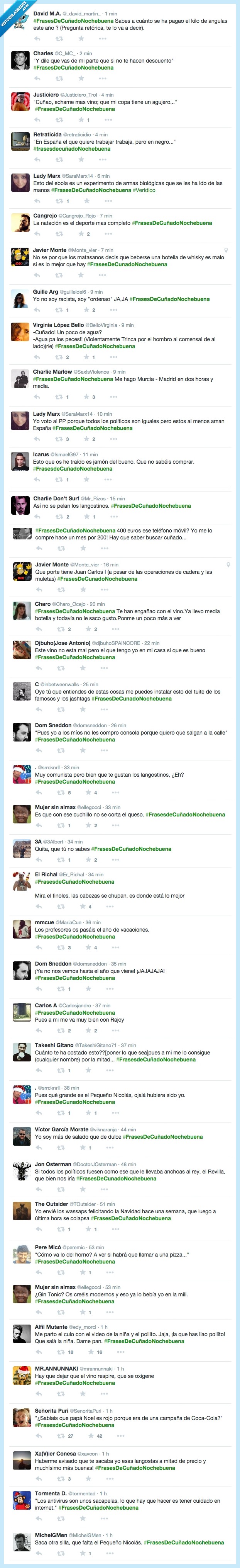 frasesdecuñados,cuñao,cena,navidad,frasesdecuñadonochebuena,frase,cuñado,familia,listo