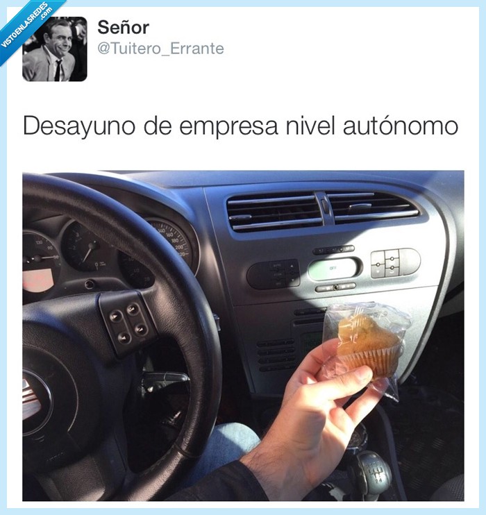 desayuno,empresa,madalena,bolsa,barata,coche,autonomo