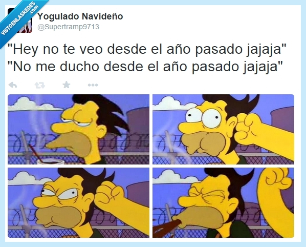 cansinos,año nuevo,2015,los simpson,lenny,cuñaos