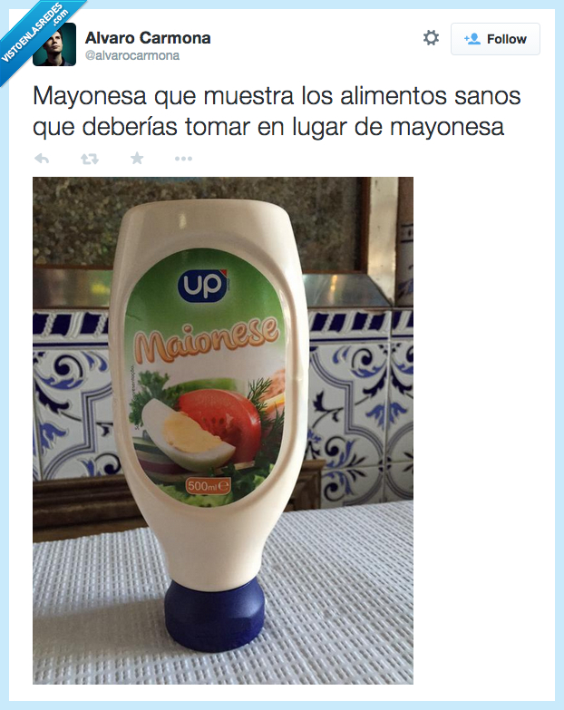Mayonesa,Álvaro Carmona,alimento,sano,poner,comida
