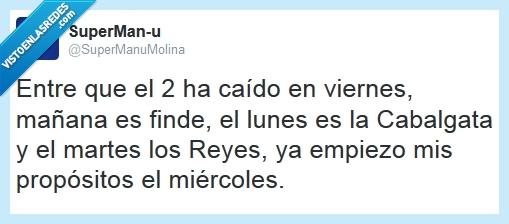 propósitos,2 de enero,viernes,finde,reyes magos,cabalgata,año nuevo