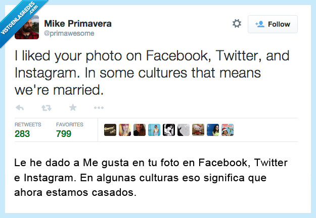 like,matrimonio,casados,instagram,twitter,facebook,me gusta