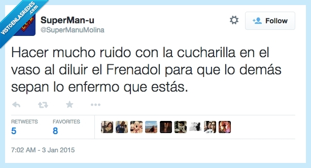 frenadol,resfriado,cuchara,ruido,malo,diluir,enfermo