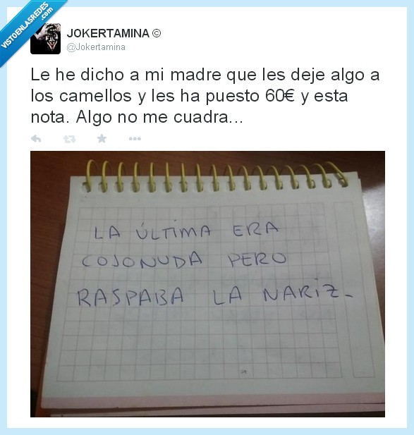 raspar,nariz,camellos,reyes,navidad,madre,raspaba,dejar