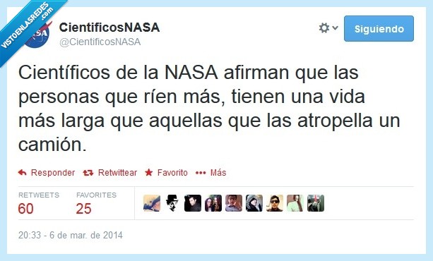pues razón no le falta.,camión,vida,Risa,atropellar,Nasa,reir