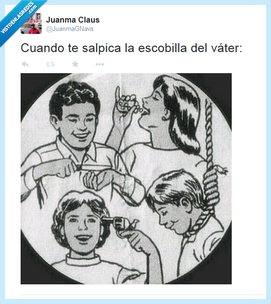 twitter,escobilla,salpicar,suicidio,váter