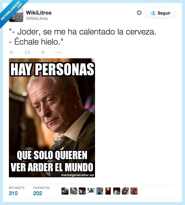 cerveza,caliente,arder,mundo,batman,hielo,aguada,aguado,calor