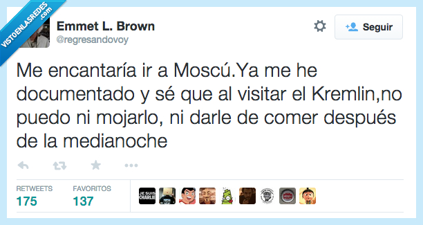 encantar,ir,Moscú,documentado,película,Kremlin,Gremlin,mojar,comer,medianoche