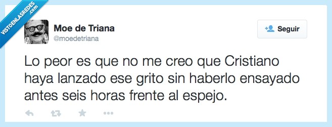 balón de oro,grito,cristiano ronaldo,celebrar,wtf