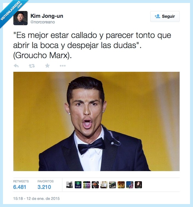 grito,celebración,cristiano ronaldo,sí,balon de oro,chulo