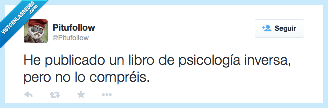 libro,gurú,psicología inversa,no comprar