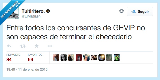 entre,todos,concursante,participante,gran hermano,GH,GHVIP,capaz,abecedario,alfabeto,terminar