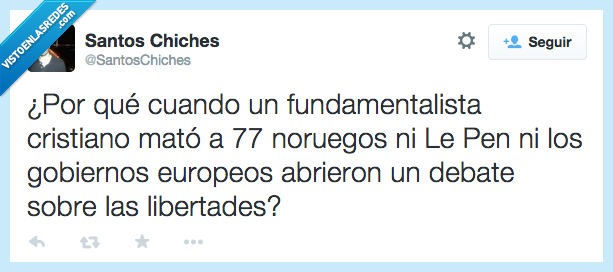 fundamentalista,cristiano,matar,noruegos,Noruega,Le Pen,Gobierno,europa,europeo,debate,libertad,Charlie Hebdo