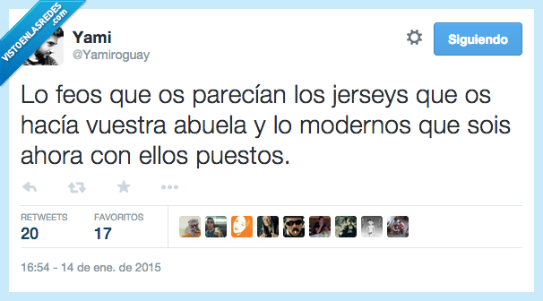 feo,parecia,jersey,abuela,moderno,ahora,lana,viejo