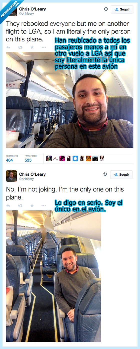 volar,solo,avion,la guardia,aeropuerto,reubicar,pasajero,único