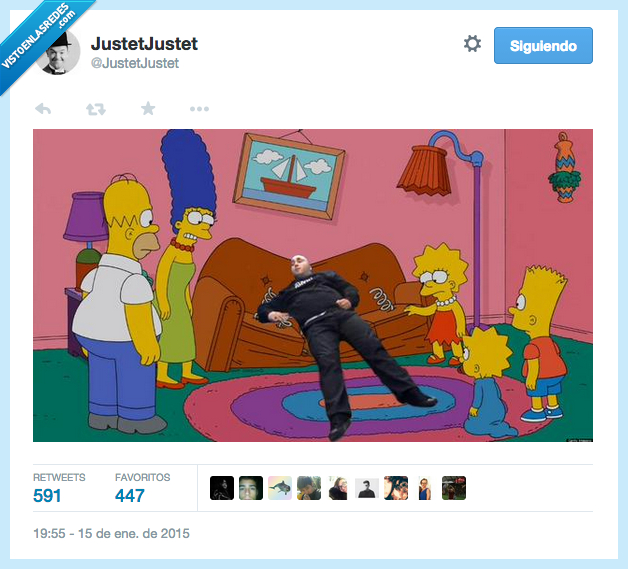 Paquirrin,Kiko Rivera,Los Simpson,The Simpson,sofá,romper,tumbado,tumbar,familia