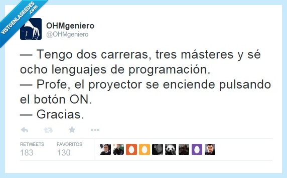 ingenieria,twitter,ingeniero,estudiar,profesores,on,proyector,gracias,programacion,sabelotodo,listos,tontos