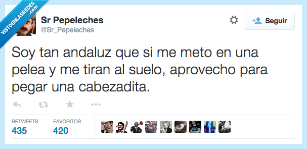 andaluz,pelea,tirar,suelo,aprovecho,aprovechar,cabezadita,siesta,dormir,sueño
