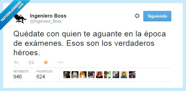 universidad,exámenes,héroes,amor,boss,twitter,ingenieria,estudiar