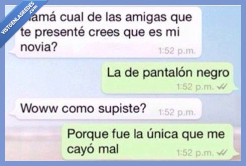 caer,negro,pantalon,hijo,madre,amiga,acertar,mal,odiar,suegra