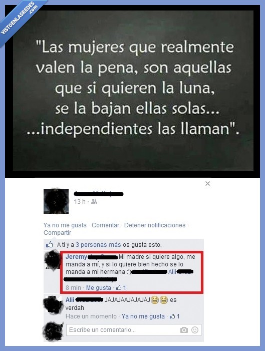 hermana,mama,madre,misma,luna,mujeres,independientes,facebook