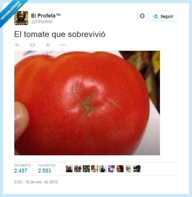 cicatriz,herida,Voldemort,harry potter,tomate