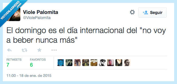 domingo,dia,internacional,beber,nunca,mas,resaca,bebida