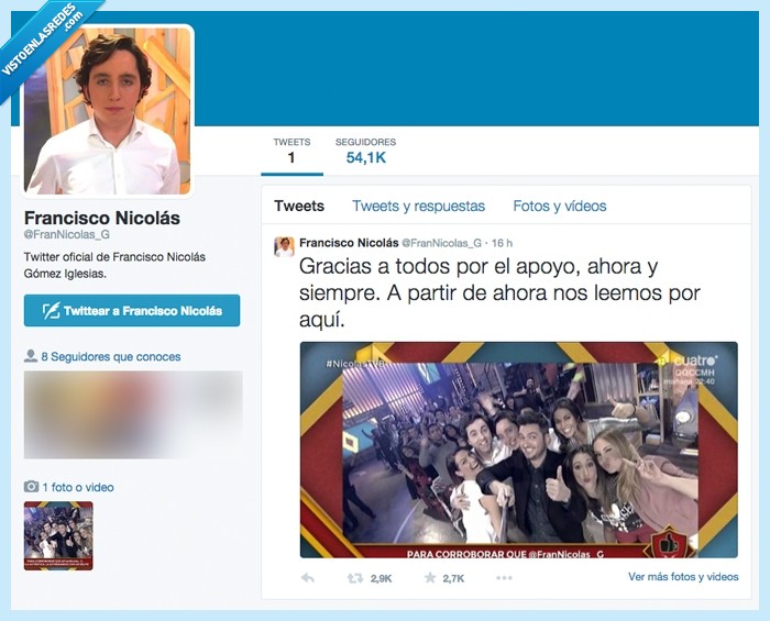 pequeño nicolás,Francisco Nicolás,programa,twitter