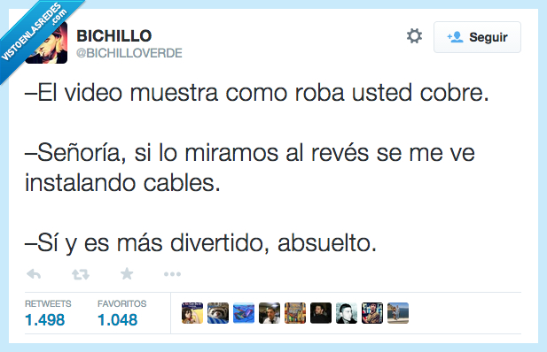 video,muestra,usted,roba,cable,cobre,reves,instalando,señoria,diveritido