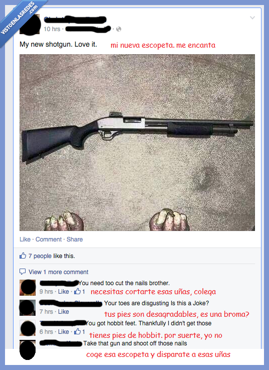 tumblr,esas uñas me dan asco,escopeta