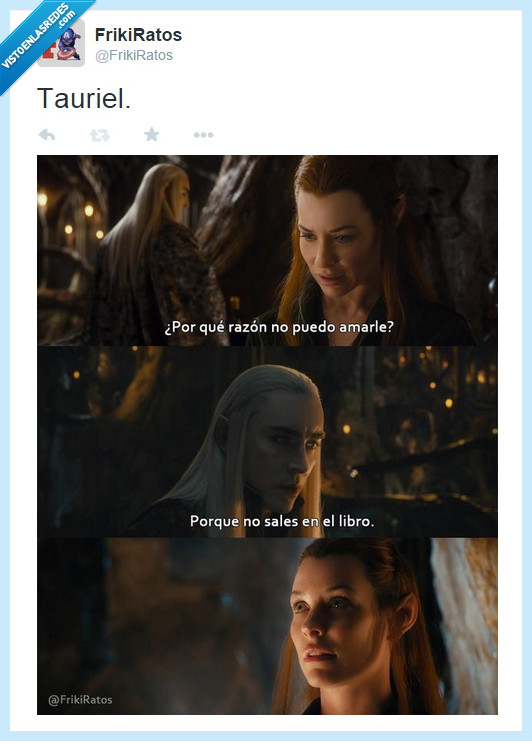 hobbit,tauriel,thranduil,elfo,anillo,elfa,amor,libro,inventada