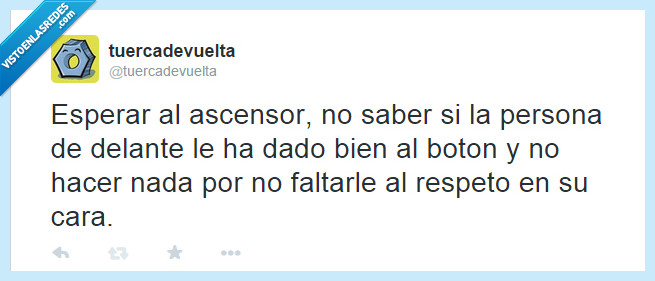 ascensor,decisiones,tonto,botón,llamar,dudas,corregir