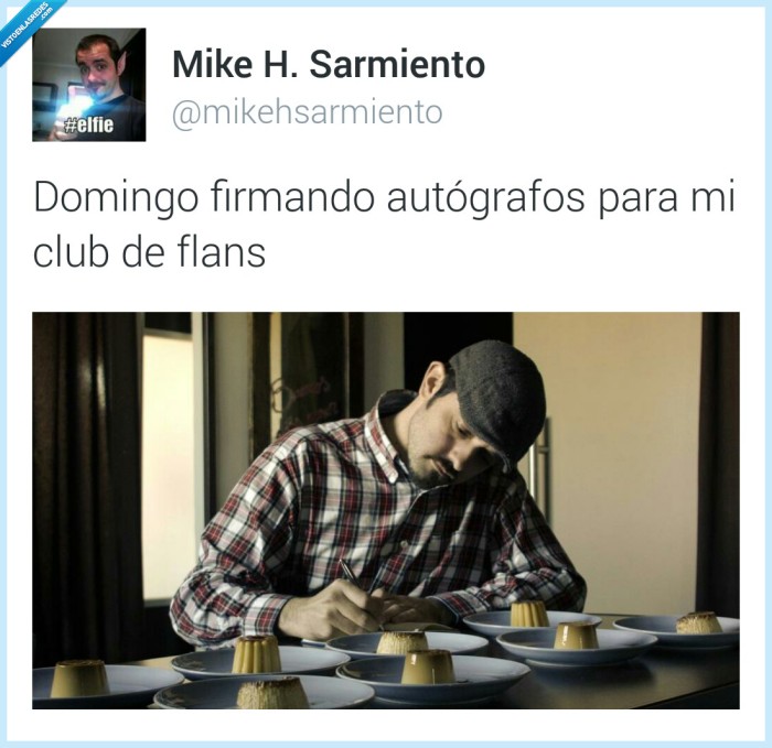 flan,fan,firmar,autografo,domingo,absurdo