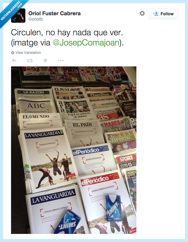 periodico,noticia,portada,publicidad,Banco Santander,la vanguardia,pais,mundo