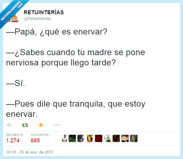 papa,enervar,en el bar,madre,enfada,llego,llegar,tarde,donde,tranquila,hijo,hija
