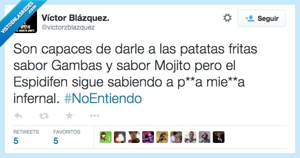 gusto,gambas,mojito,frita,patata,medicina,medicamento,espidifen,pastilla,sobre