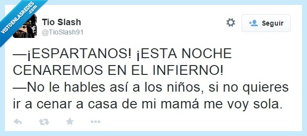 espartanos,esparta,suegra,madre,hijos,twitter,cenar,infierno
