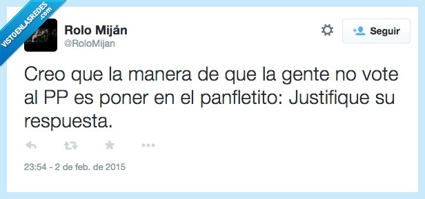 PP,politica,votemos,votar,justifique,explicar,respuesta,papeleta,panfletito,partido popular