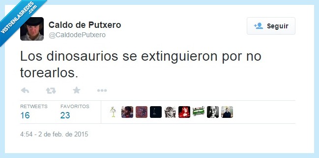 Twitter,Dinosaurios,extinción,toreros,torear,toros,antitaurinos,taurinos