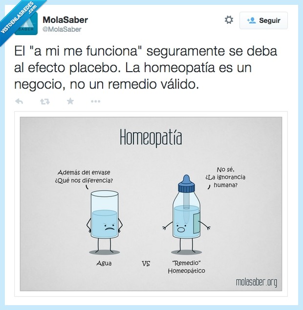 404155 - Agua vs. Homeopatía por @MolaSaber
