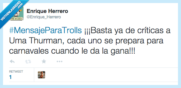 Uma Thurman,cirugía,preparar,carnaval,quiera,querer,gana