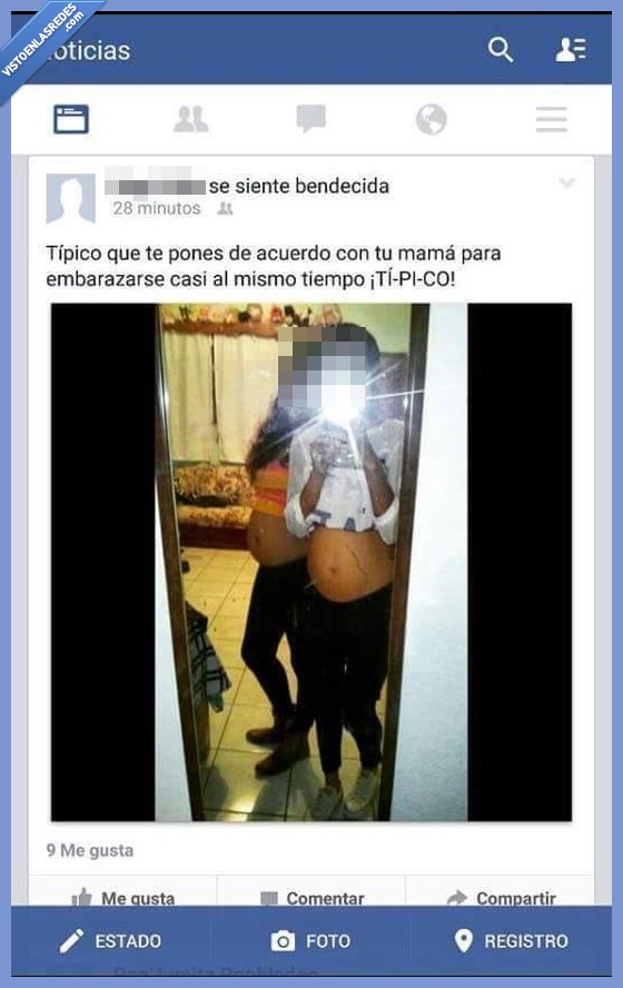 madre,hija,tipico,embarazadas,facebook