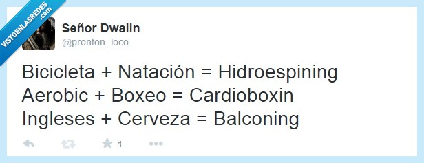 balconin,ingleses,cardioboxin,boxeo,aerobic,bicicleta,natacion,hidroespining,balconing,cerveza