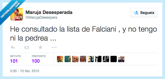 lista,Falciani,lotería,pedrea,corrupción