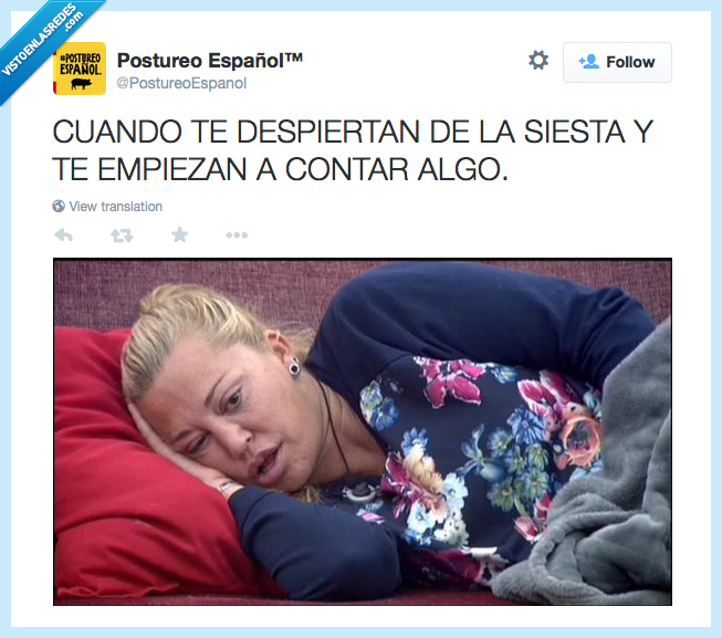 siesta,despertar,ogro,belen esteban