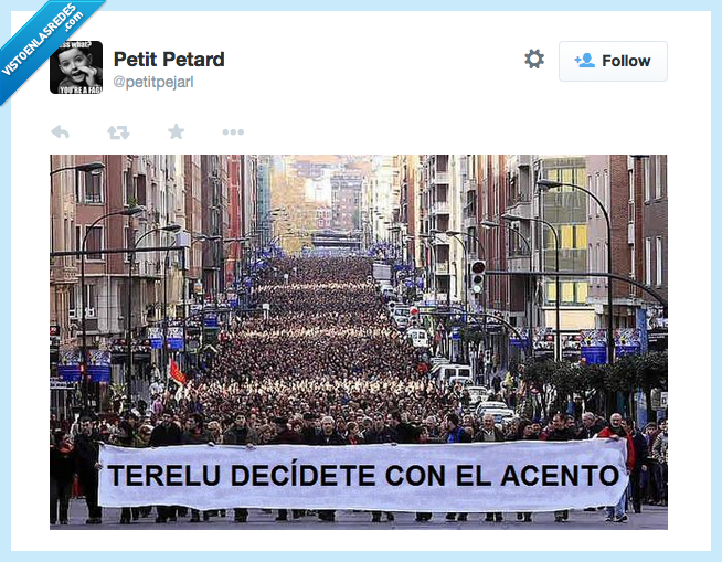 terelu,acento,manifestación,cartel