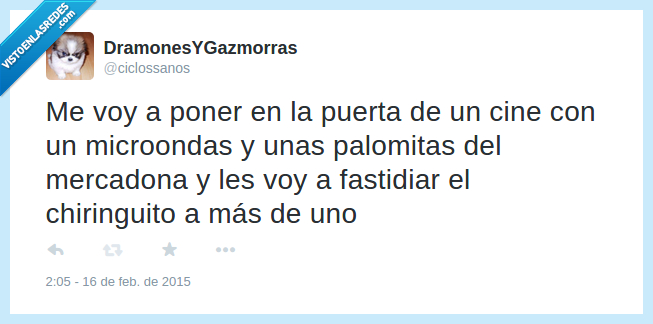 palomitas,cine,microondas,puesto delante,mercadona,comer