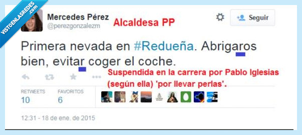 Mercedes,perez,pp,pablo iglesias,suspender,alcaldesa,partido popular